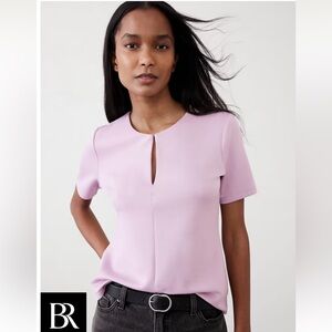 BANANA REPUBLIC • Soft Touch Scuba Crew Neck Top